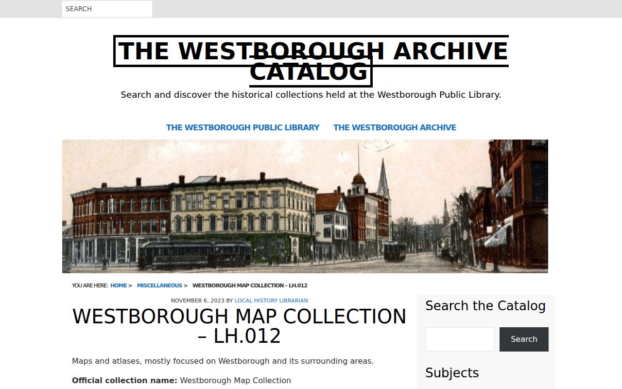 Westborough previous residents address research with historic maps and Sanborn years